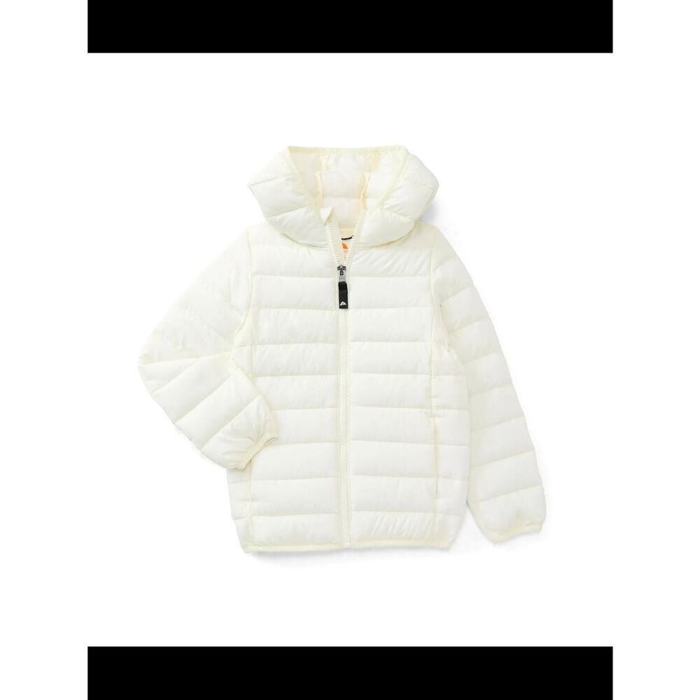 Nwt Ozark Trail Girls Everyday Puffer Ivory Jacket